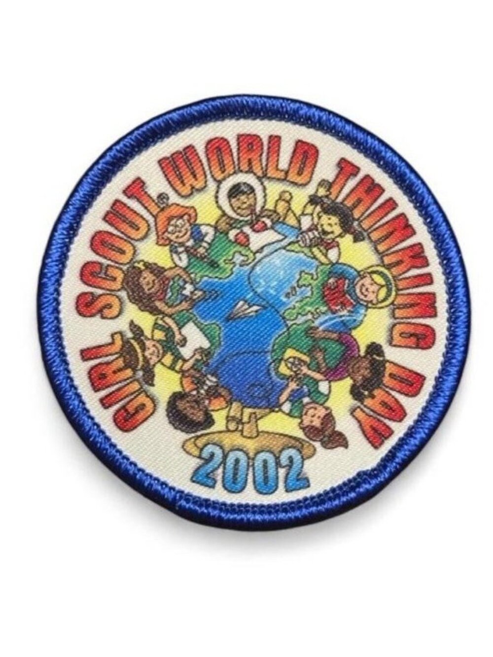 Girl Scouts & Girl Guides World Thinking Day Patch 2002 Collectible Badge